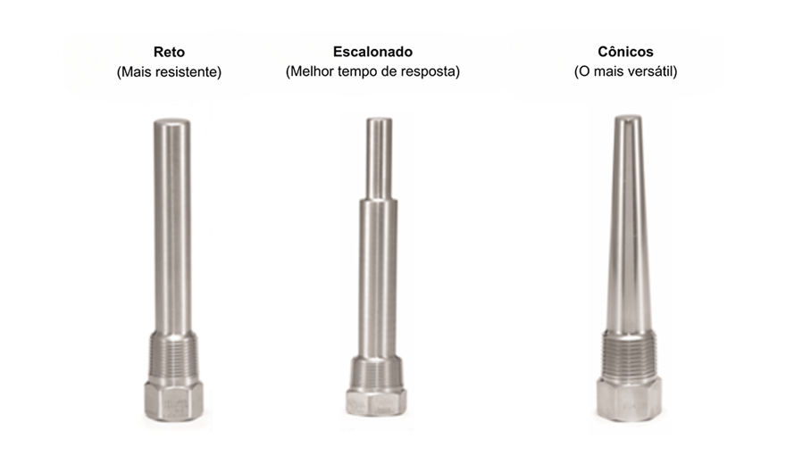 diferentes tipos de hastes